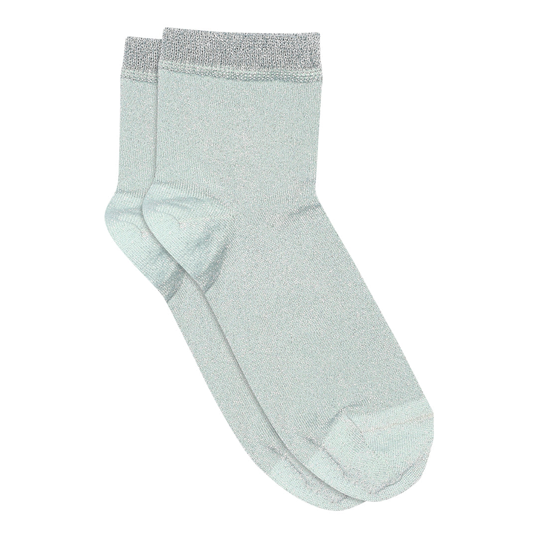 mp Denmark slate blue Pi glitter short socks