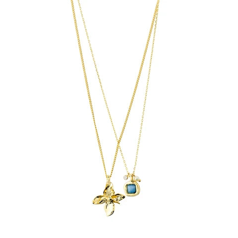 TRACE Necklace - Gold 2-in-1 Set