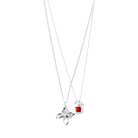 TRACE Necklace - Silver 2-in-1 Set