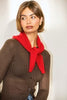 Red Nina Triangle Scarf