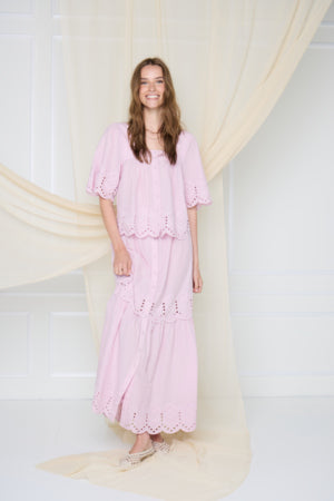 Soft pink Everly Shirt from Atelier Reve