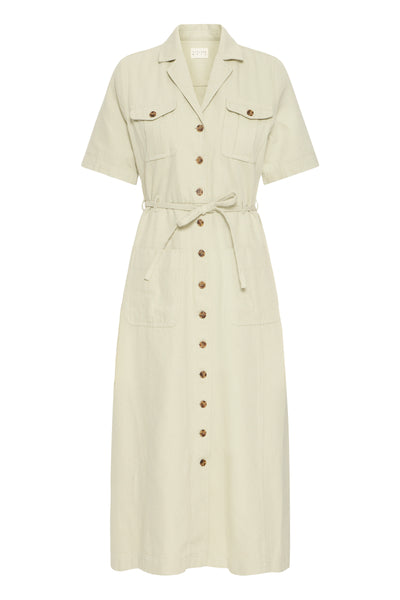 Atelier Rêve Kunis Dress in sage green.