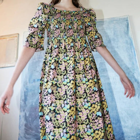Callie Floral Midi Dress