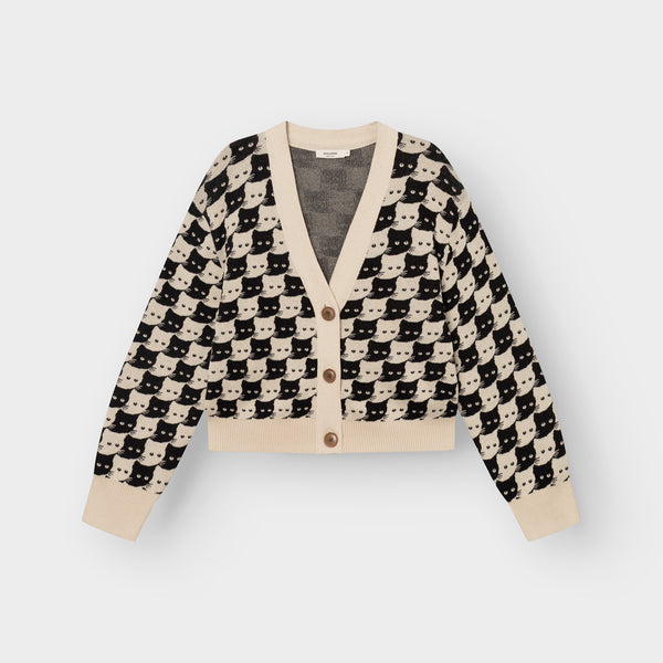 Pepita Cats Kanan Cardigan