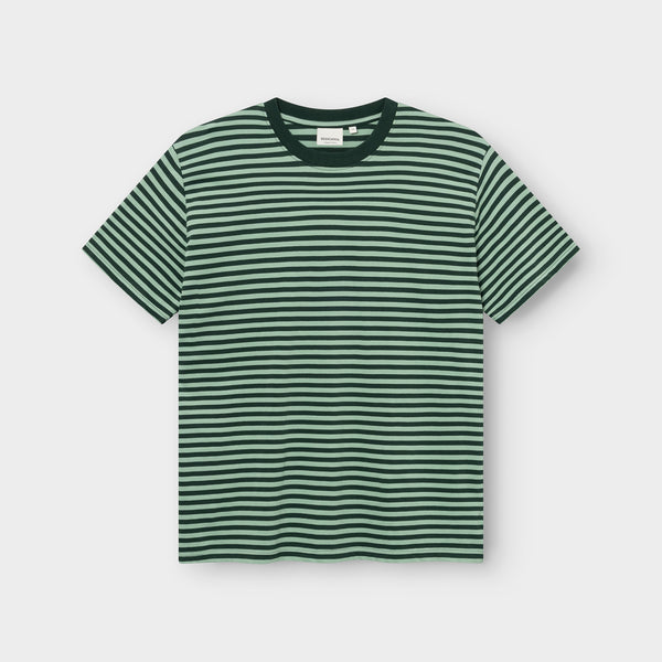 Dark Green & Granite Stripes Stockholm T-shirt