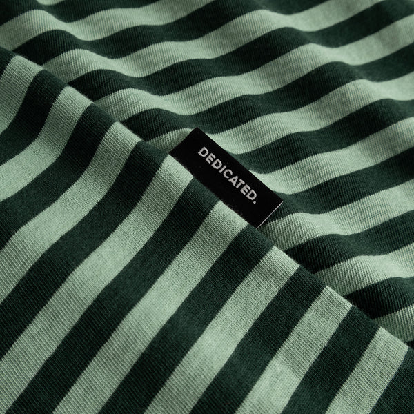 Dark Green & Granite Stripes Stockholm T-shirt