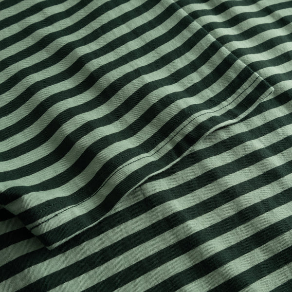 Dark Green & Granite Stripes Stockholm T-shirt