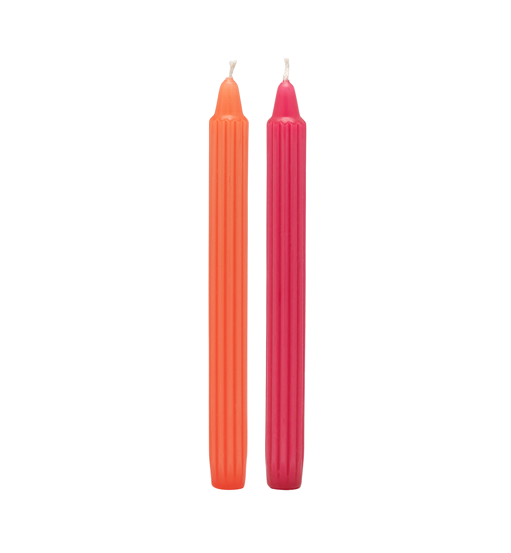 Penny Pink & Orange Candle Pair