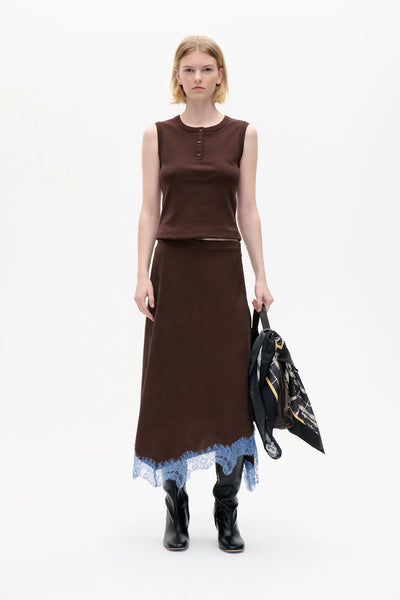 Sophie Skirt Coffee Bean Brown