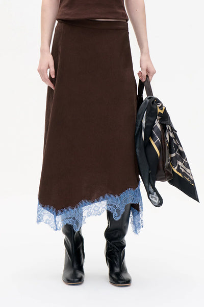 Sophie Skirt Coffee Bean Brown