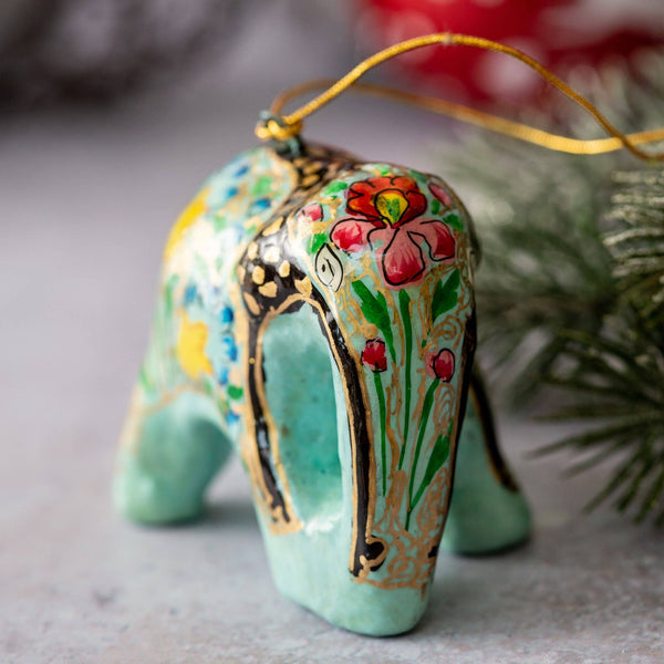 Indian Green Hanging Elephant