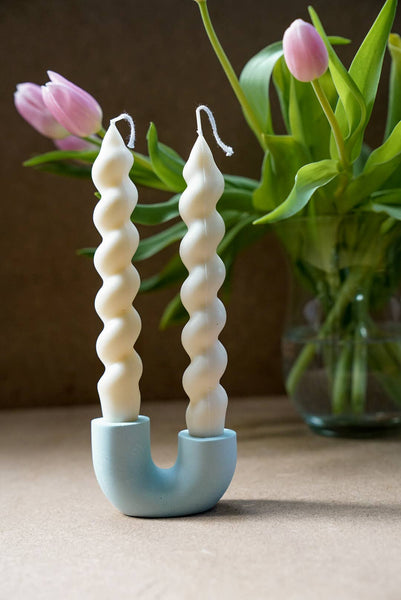U Shape Candle Holder