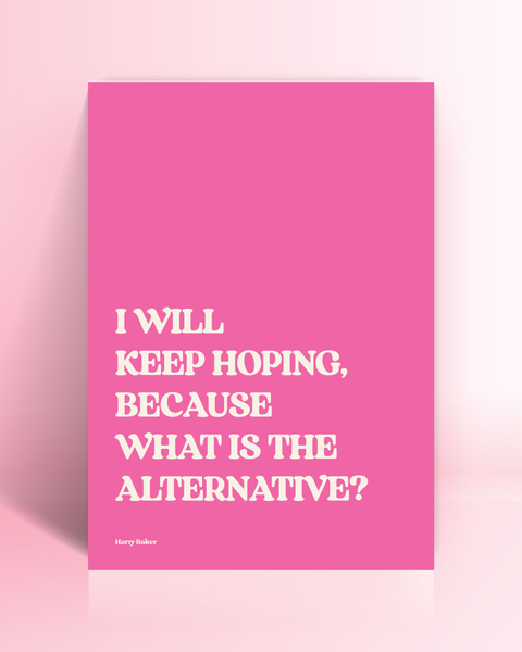 Raspberry Pink Tender A3 Print