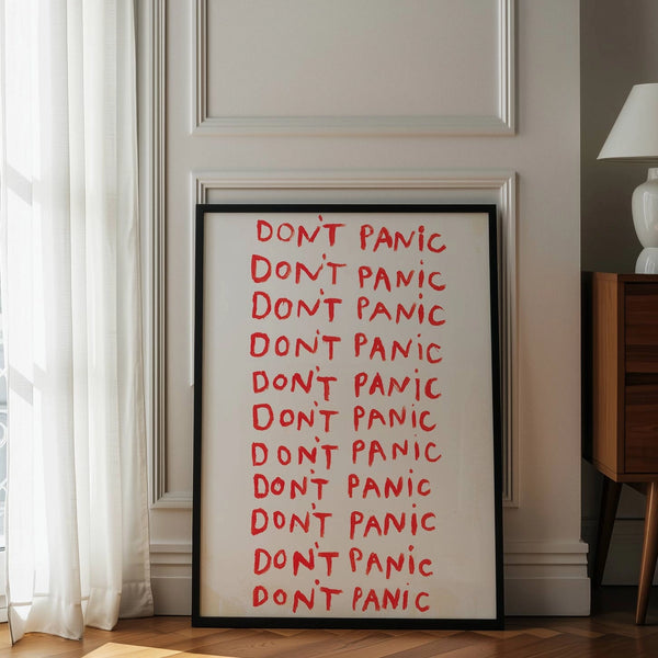 Don't Panic A3 Print