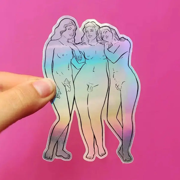 Trans Three Muses Sticker