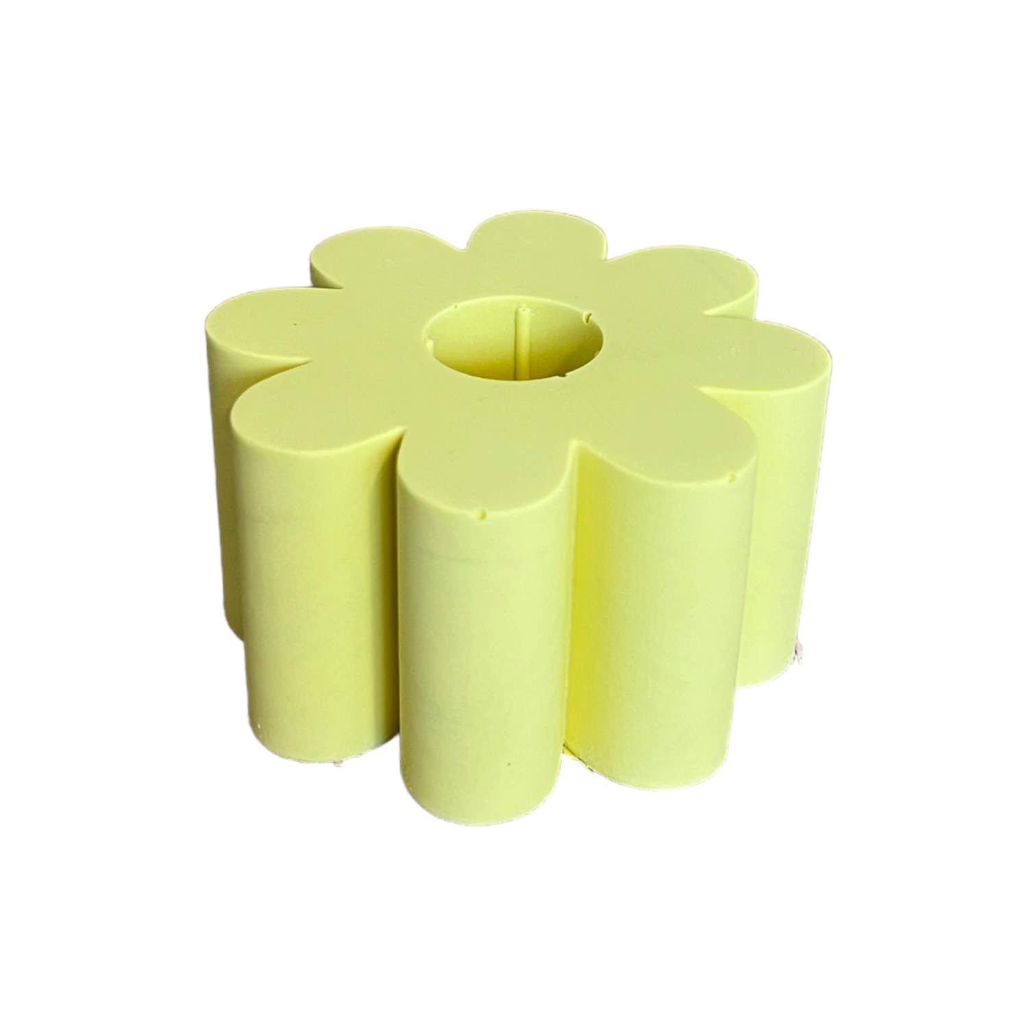 Yellow Flower Candle Holder