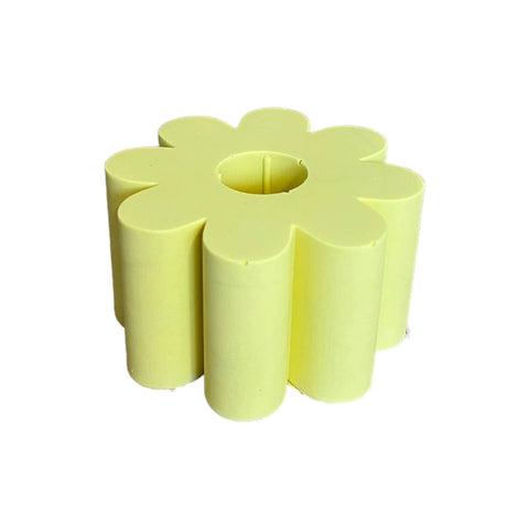 Yellow Flower Candle Holder