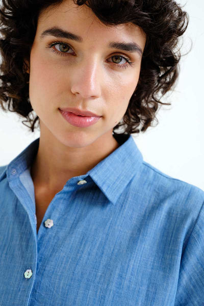 Light Blue Chambray Shirt