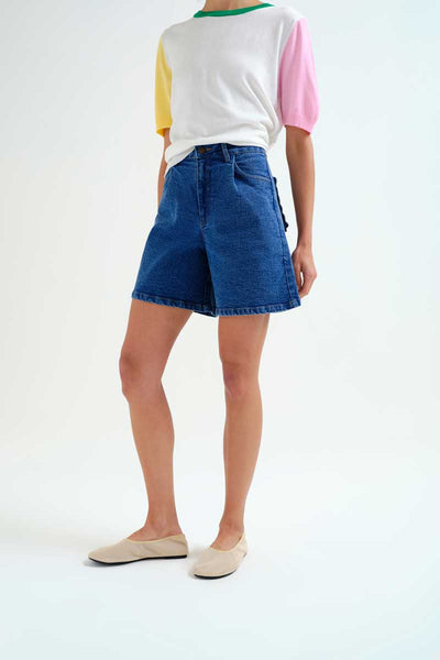 Blue Denim Shorts