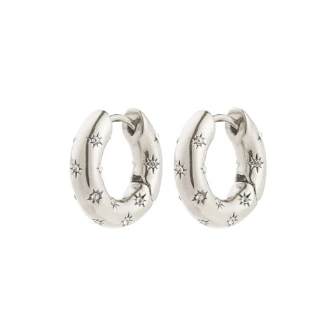 NEVAEH Hoops - Silver