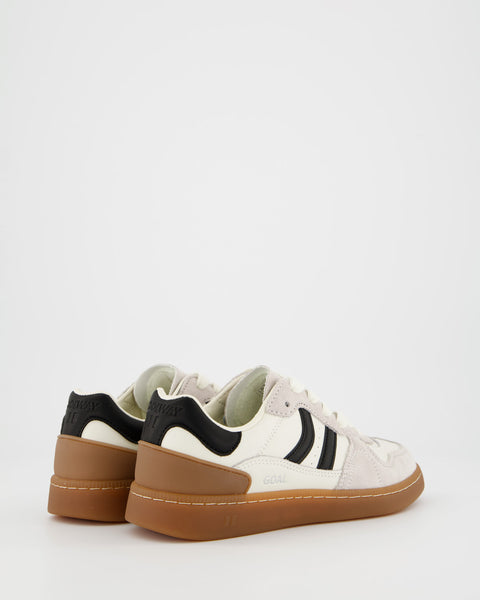 Goal Black & White Trainers