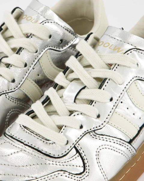 Goal Silver Mirror Trainers