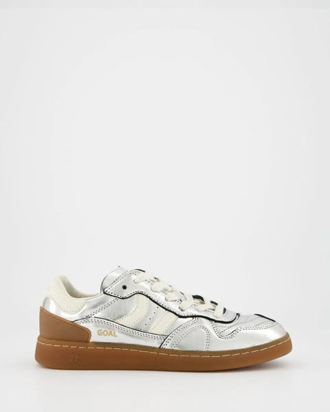 Goal Silver Mirror Trainers