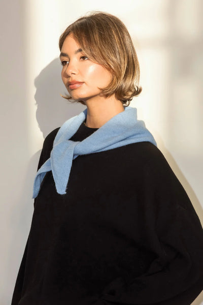 Sky Blue Nina Triangle Scarf