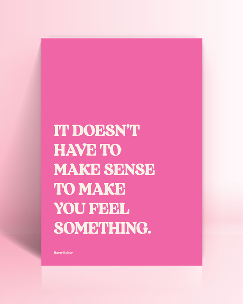 Raspberry Pink Tender A3 Print