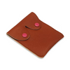 Tan Leather Boob Purse