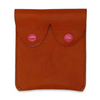 Tan Leather Boob Purse