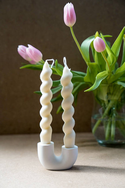U Shape Candle Holder