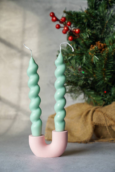 U Shape Candle Holder