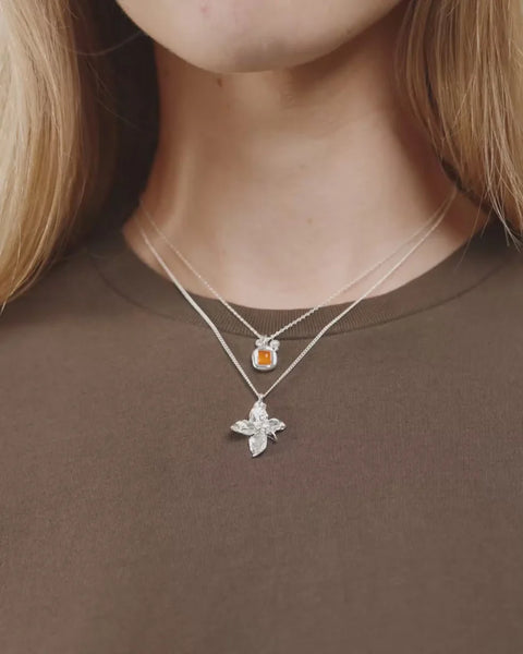 TRACE Necklace - Silver 2-in-1 Set