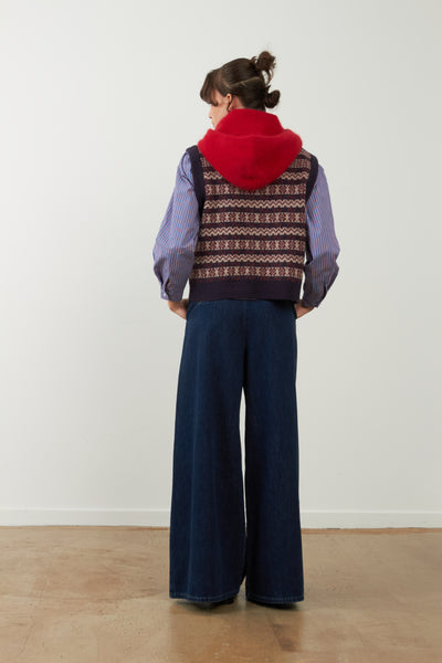 Aliena Navy Gilet