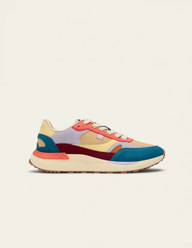 Anaelle Lilac and Beige Vegan Trainer