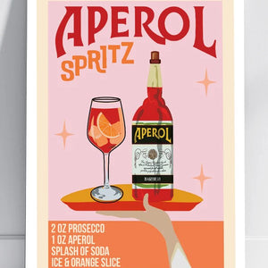 Wallchart Aperol Spritz print
