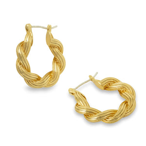 Mila Gold Hoop Earrings