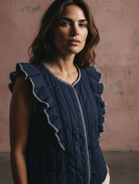 Aster Gilet in Navy