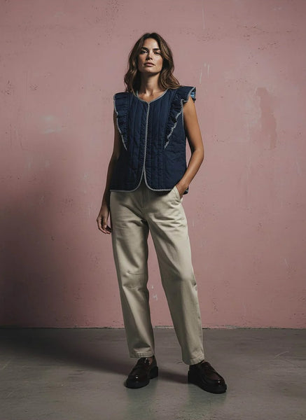 Aster Gilet in Navy