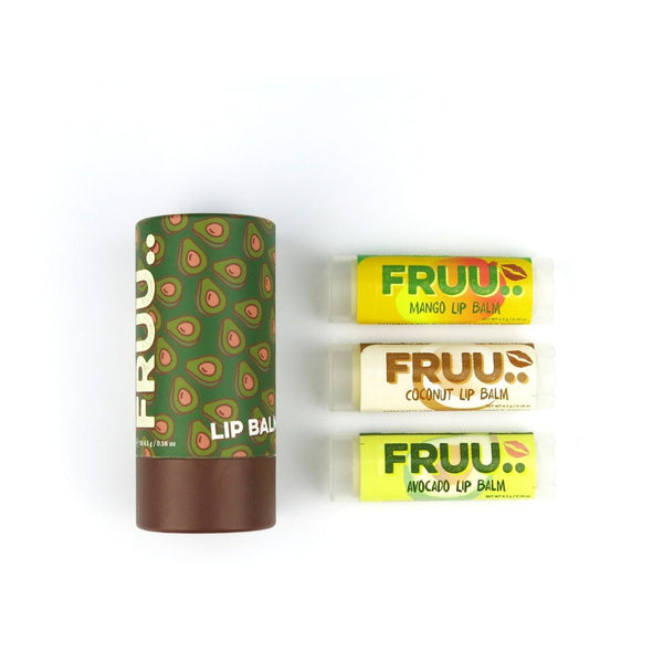 Avocado Lip Balm Trio Set