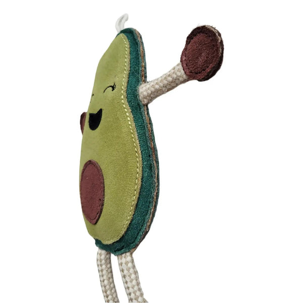 Ava Avocado Eco Leather Dog Toy