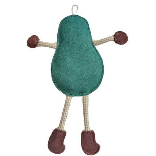 Ava Avocado Eco Leather Dog Toy