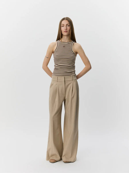 Beca Striped Rib Tank Top