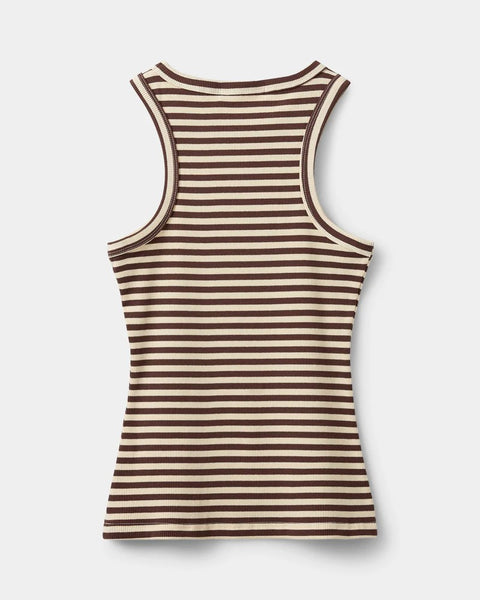 Beca Striped Rib Tank Top