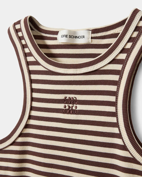 Beca Striped Rib Tank Top