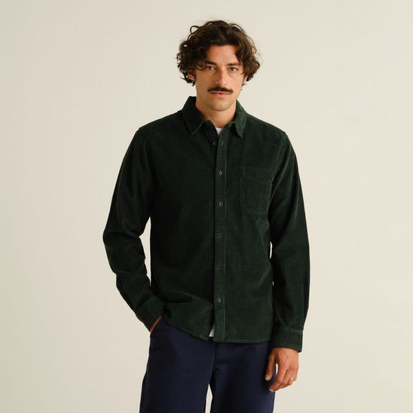Dark Green Corduroy Varberg Shirt