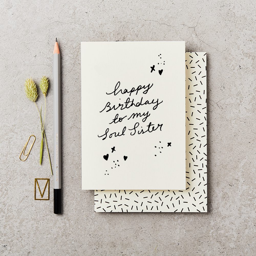 Soul Sister Birthday Card