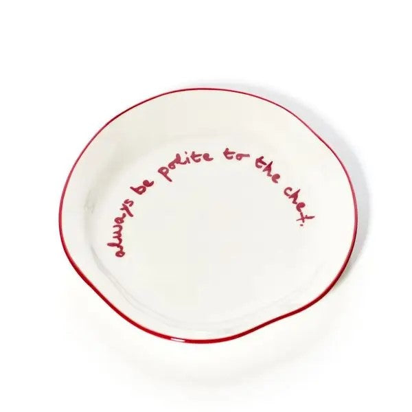 Be Polite Statement Plate