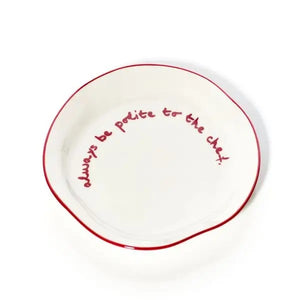 Be Polite Statement Plate